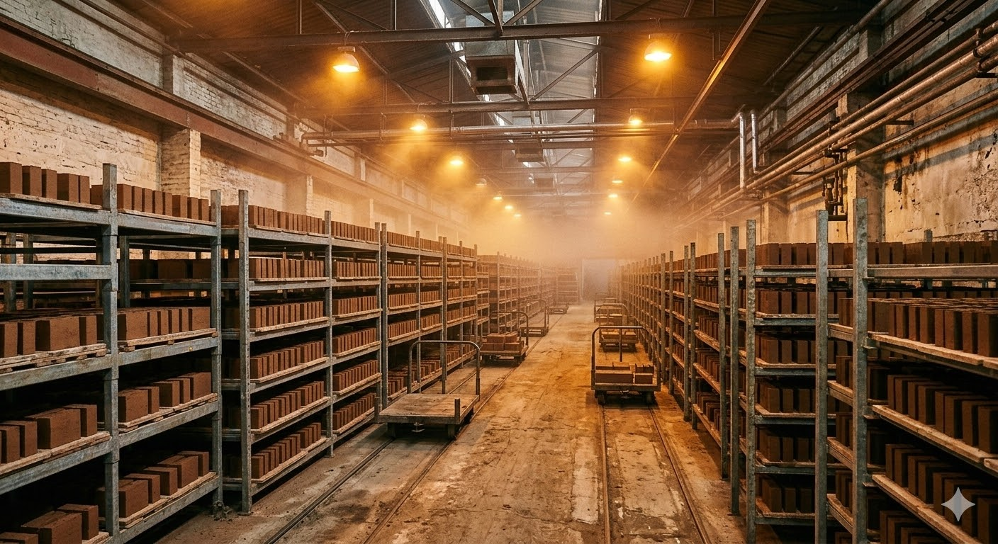 Câmara de secagem de cerâmica